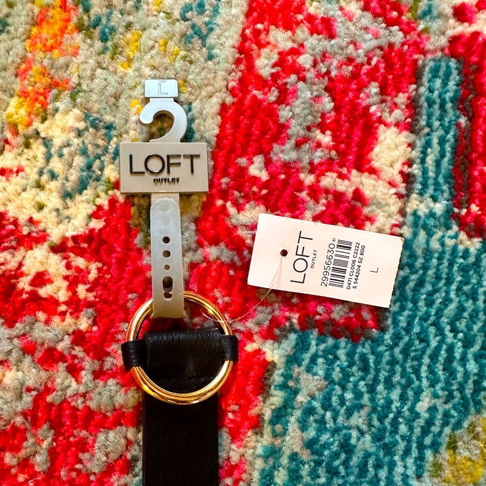 Large Black Loft Belt